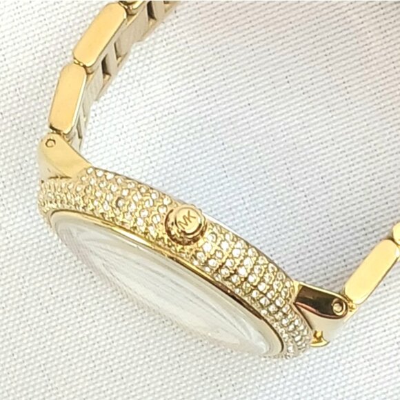 Michael Kors Gold Selestial Motif Taryn MK6650 Crystal-Embellished Watch EUC - Picture 6 of 10